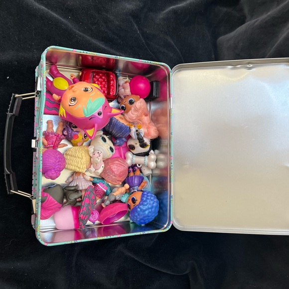 SHINE BRIGHT Tin Lunch Box. Pre-Owned. Filled with Shine Bright little toys. - Picture 7 of 11